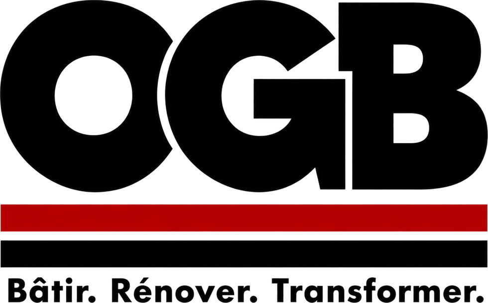 Logo OGB, entreprise générale de bâtiment